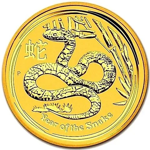 25 Dollars 2013, P, Year of the Snake [Australia] — 1