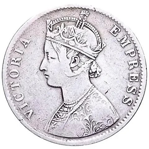 1 Rupee 1890, C, mint mark: "C" - Calcutta [India / British India] — 1