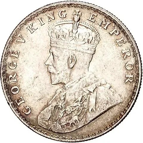 1 Rupee 1918, ♦, mint mark: "♦" - Bombay [India / British India] — 1