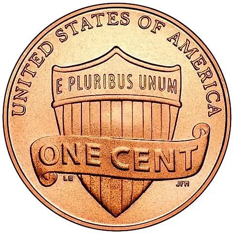 1 цент 2010, без обозначения монетного двора [США] — 1