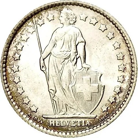 1 Franc 1964 [Switzerland] — 1