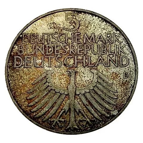 5 Marks 1952, 100th Anniversary of the Nuremberg Museum [Germany / FRG] — 1
