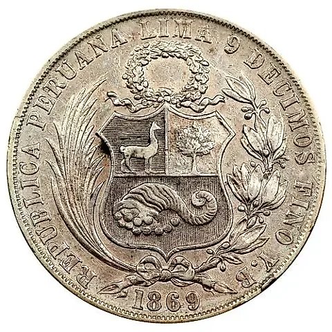 1 Sol 1869 [Peru] — 1
