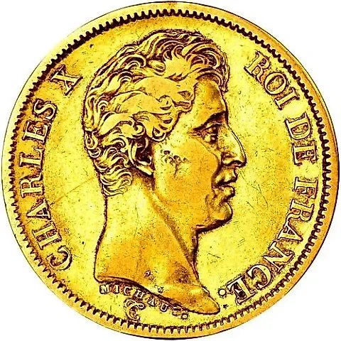40 Francs 1824-1830 [France] — 1