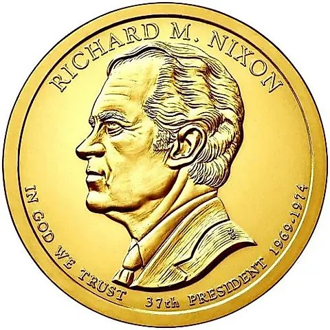 1 Dollar 2016, P, Richard Nixon [USA] — 2