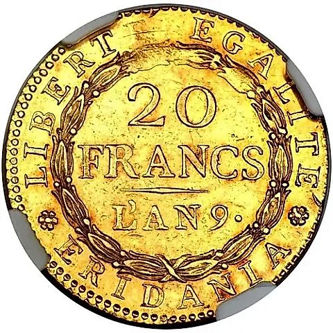 20 Francs 1800, Marengo [Italy] — 1