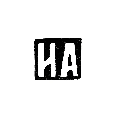 Клеймо мастера Антонов Иван Дмитриев - с. Красное - инициалы "ИА" - 1898 г.