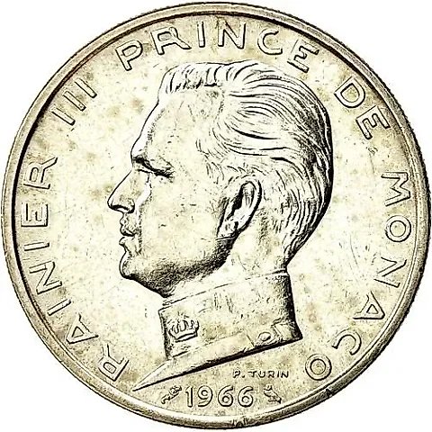 5 Francs 1966 [Monaco] — 1