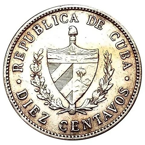 10 сентаво 1915 [Куба] — 1