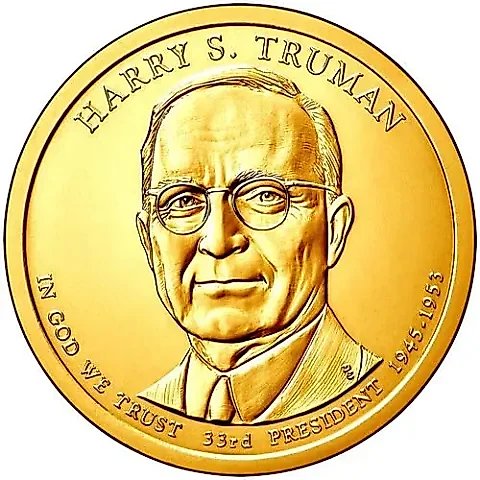 1 Dollar 2015, P, Harry Truman [USA] — 2