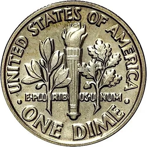 10 Cents 1982, P [USA] — 1