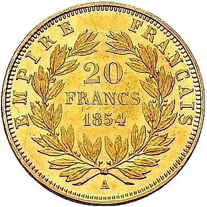 20 франков 1854 [Франция] — 1