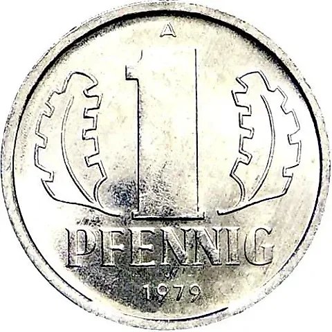 1 Pfennig 1979, A [Germany / GDR] — 1