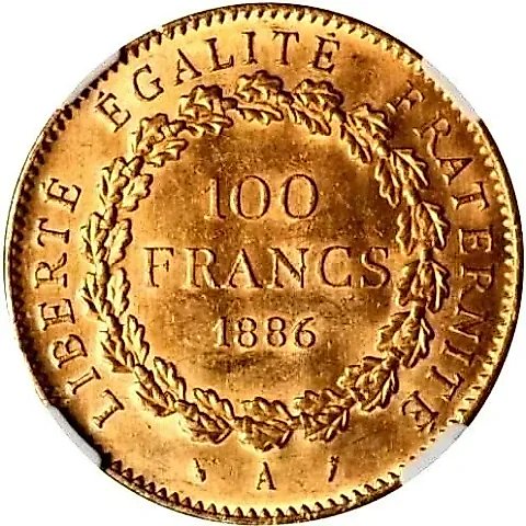 100 Francs 1886 [France] — 1