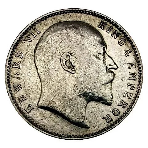 1 Rupee 1906, No Mint Mark [India / British India] — 1