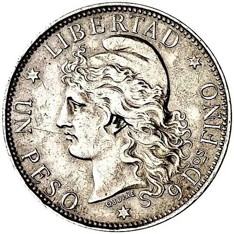 1 Peso 1882 [Argentina] — 1