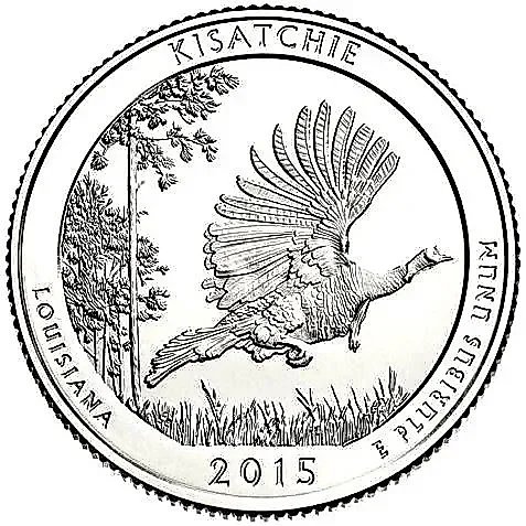 25 центов 2015, S, лес Кисатчи [США] — 1