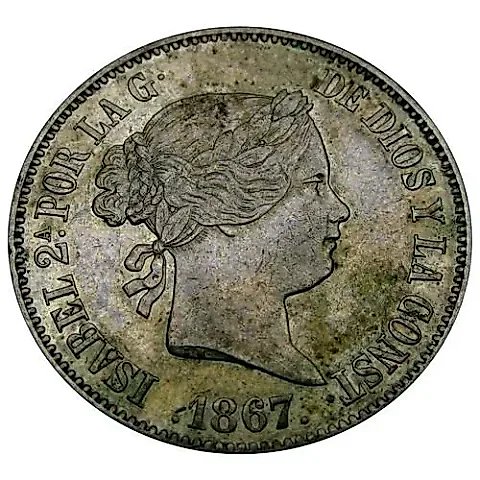 1 Escudo 1867 [Spain] — 1