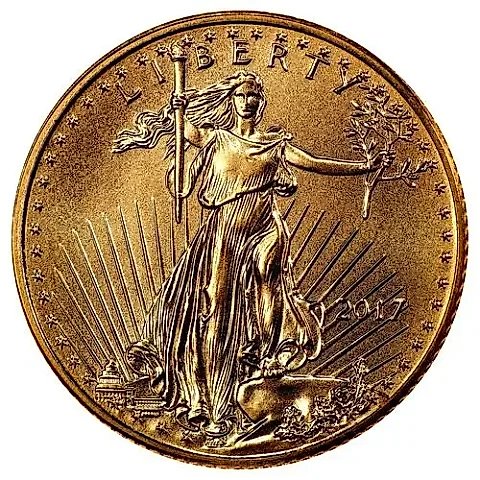 5 Dollars 2017, American Gold Eagle [United States] — 1