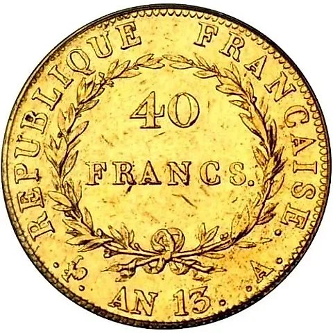 40 Francs 1804, Double Napoleon [France] — 1