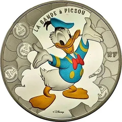 10 Euro 2017, Scrooge McDuck [France] Proof — 1