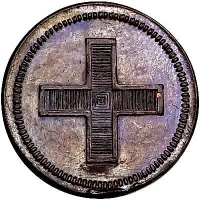 жетон 1796, в память коронации Императора Павла I, новодел — 1