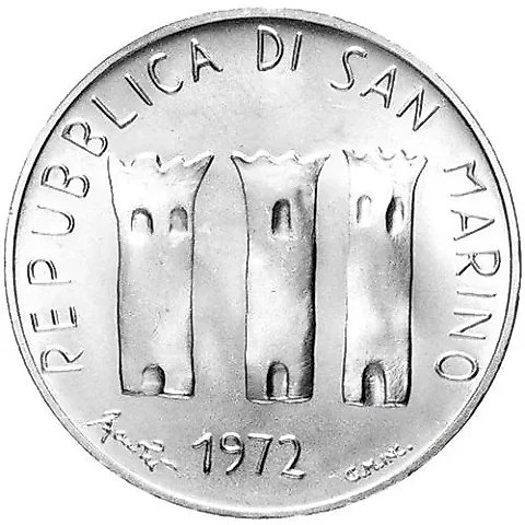 500 Lire 1972 [San Marino] — 1