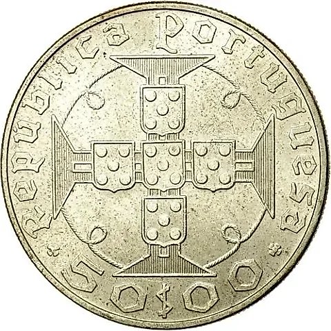 50 Escudos 1970, 500th Anniversary of the Discovery of São Tomé and Príncipe [São Tomé and Príncipe] — 1