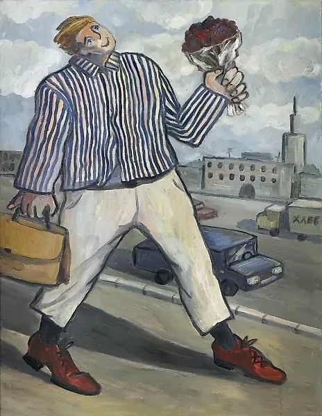 Пешеход Холст, масло 