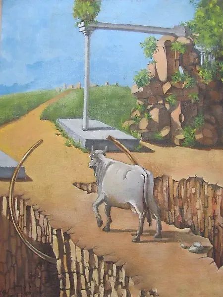 Переход масло, холст 