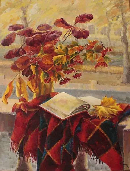 Дыхание осени масло, холст