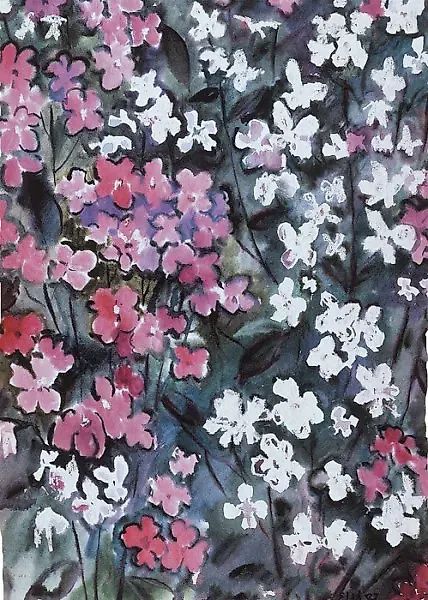 Яблоневый цвет Акварель