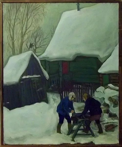 Без названия масло, холст