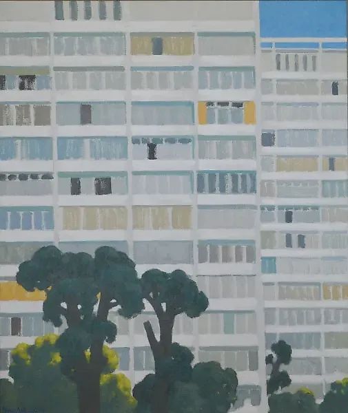 Городская среда Холст, масло 