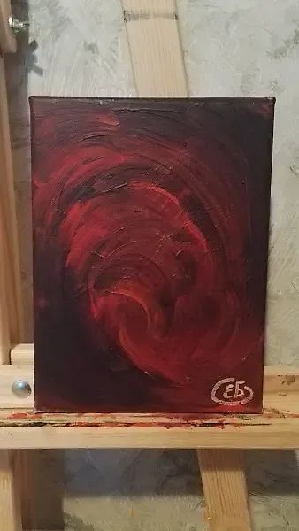 Взгляд внутрь. Акрил, холст 