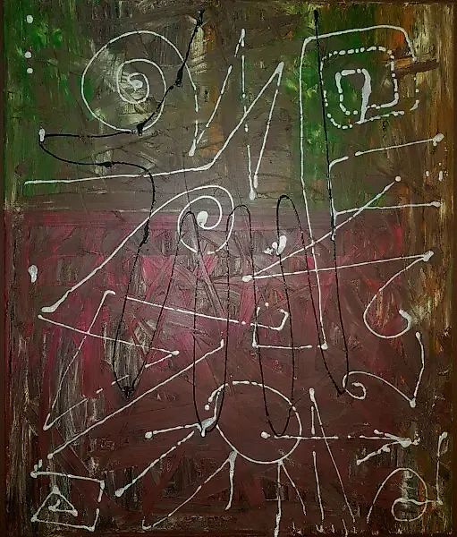 Кто Холст, масло, акрил 