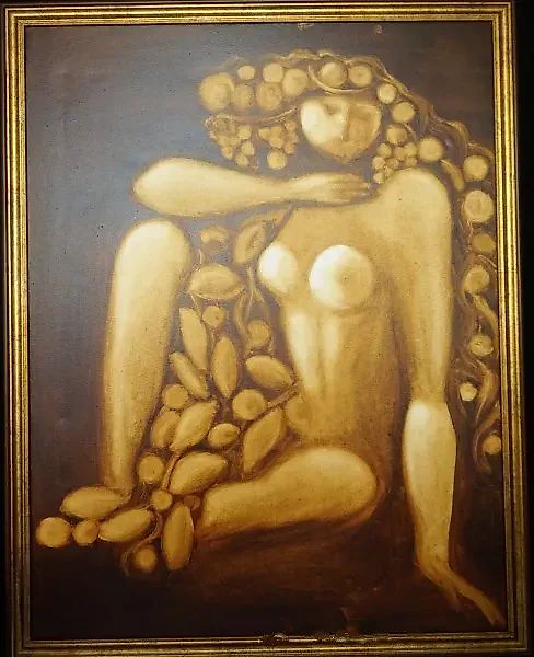 Goddess of Fertility, oil on canvas