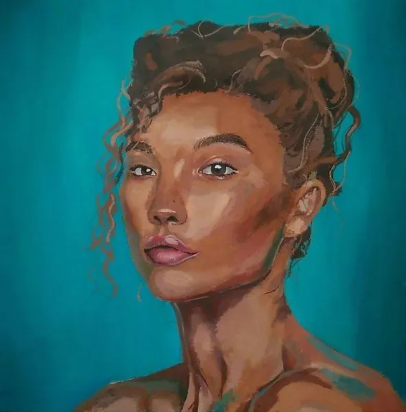 First Glance Gouache, wood