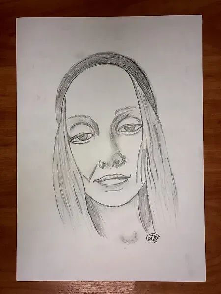 Katya Graphics pencils, graphic paper.