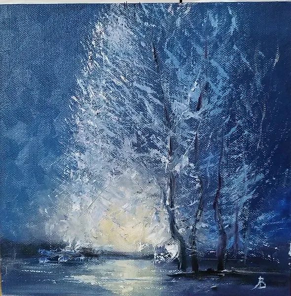 Ночь Масло, холст 