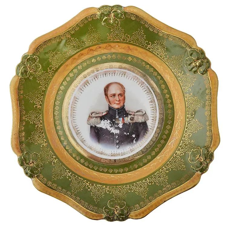 Настенная тарелка с императором Александром I