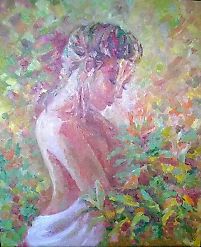 Нежность масло, холст