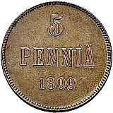 5 пенни 1899