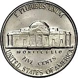 5 центов 1969, D, Томас Джефферсон [США]