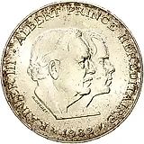 100 франков 1982, Наследник престола Принц Альберт [Монако]
