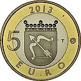 5 евро 2013, крепость Олафсборг [Финляндия]