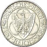 5 рейхсмарок 1930, A, Освобождение Рейнской области (Рейнланда) [Германия]