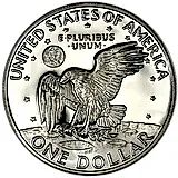 1 доллар 1972, S, доллар Эйзенхауэра [США]