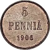 5 пенни 1906