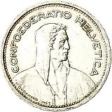 5 франков 1954 [Швейцария]